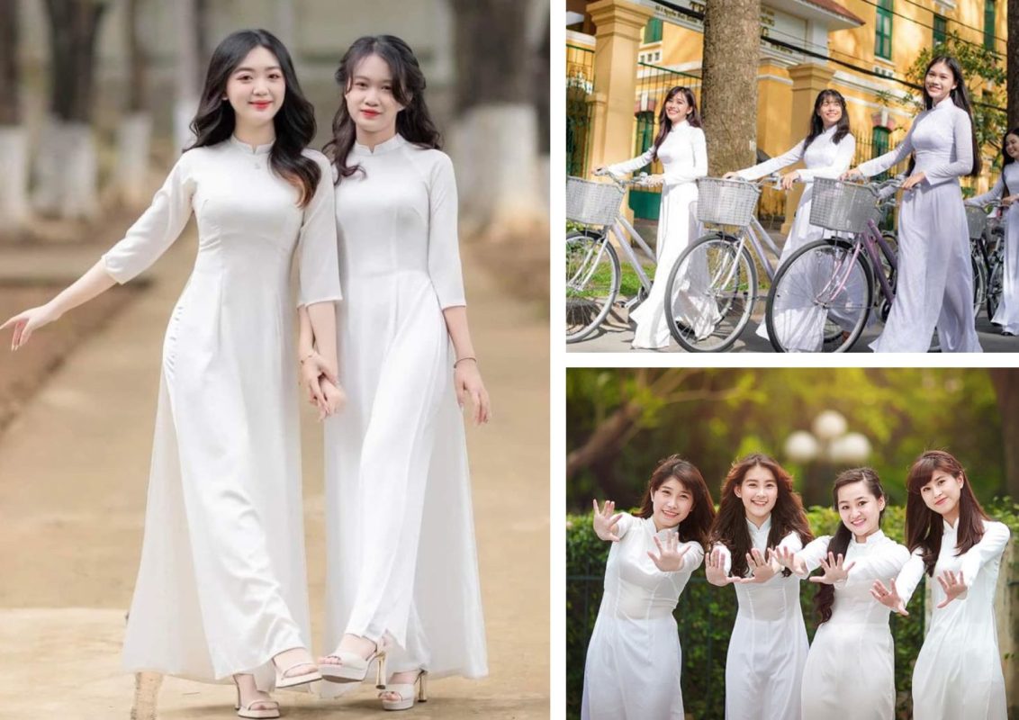 Đồng Phục Học Sinh Áo Dài Truyền Thống