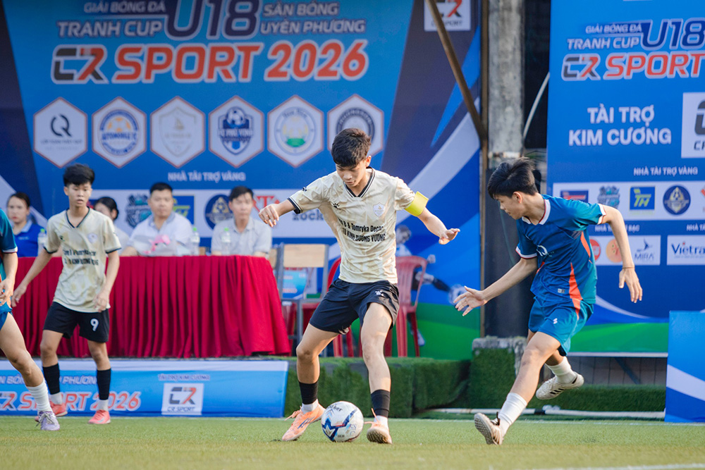 Giải Bóng Đá U18 Cúp CR Sport 2026 – Nâng Tầm Bóng Đá Trẻ Tại Huế