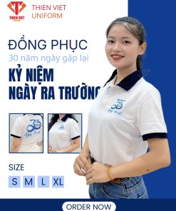 Áo Lớp Kỷ Niệm 30 Năm Ngày Ra Trường Thiết Kế Riêng