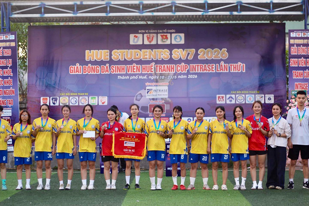 GIẢI BÓNG ĐÁ SINH VIÊN HUẾ 2026 – NƠI HỘI TỤ ĐAM MÊ VÀ BẢN LĨNH TRẺ