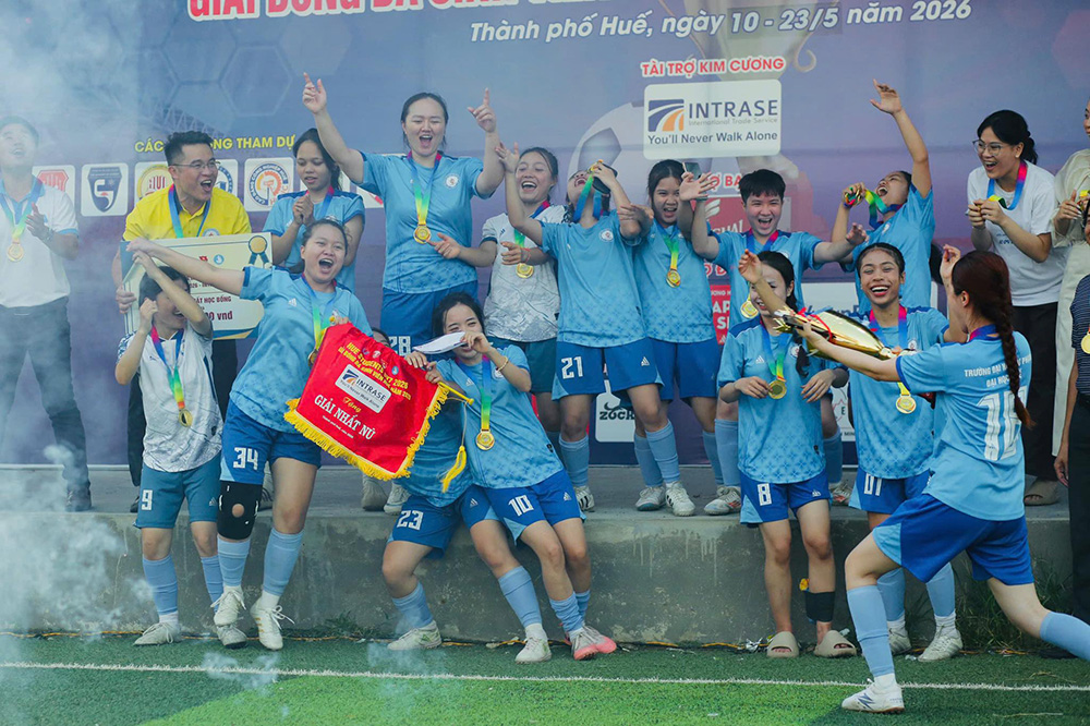 GIẢI BÓNG ĐÁ SINH VIÊN HUẾ 2026 – NƠI TỎA SÁNG CỦA NHỮNG TÀI NĂNG TRẺ