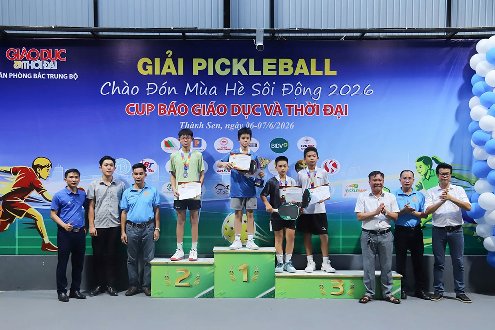 Giải Pickleball Cup Báo Giáo Dục & Thời Đại 2026 – Nơi Hội Tụ Đam Mê Và Kết Nối Cộng Đồng
