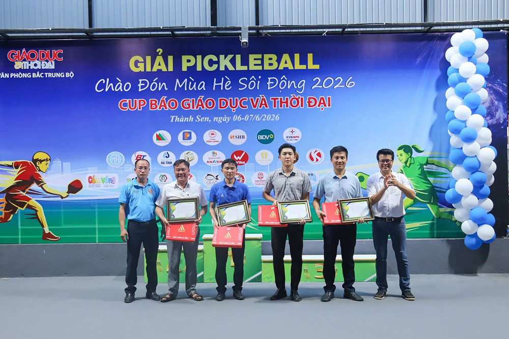 Giải Pickleball Cup Báo Giáo Dục & Thời Đại 2026 – Sân Chơi Thể Thao Sôi Động Mùa Hè