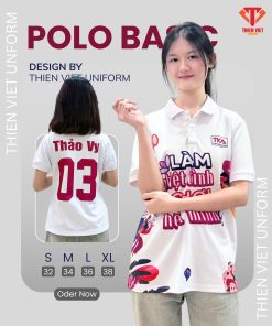 Áo Thun Polo Basic Đồng Phục Thiên Việt – Bền Đẹp, Thoải Mái, Chuẩn Phong Cách