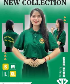 Đồng Phục Áo Thun Hội Cựu Chiến Binh Polo Xanh Lá Hiện Đại