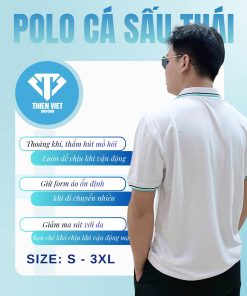 Áo Thun Polo Doanh Nghiệp Basic Thiên Việt – Chuẩn Form, Chuẩn Thương Hiệu