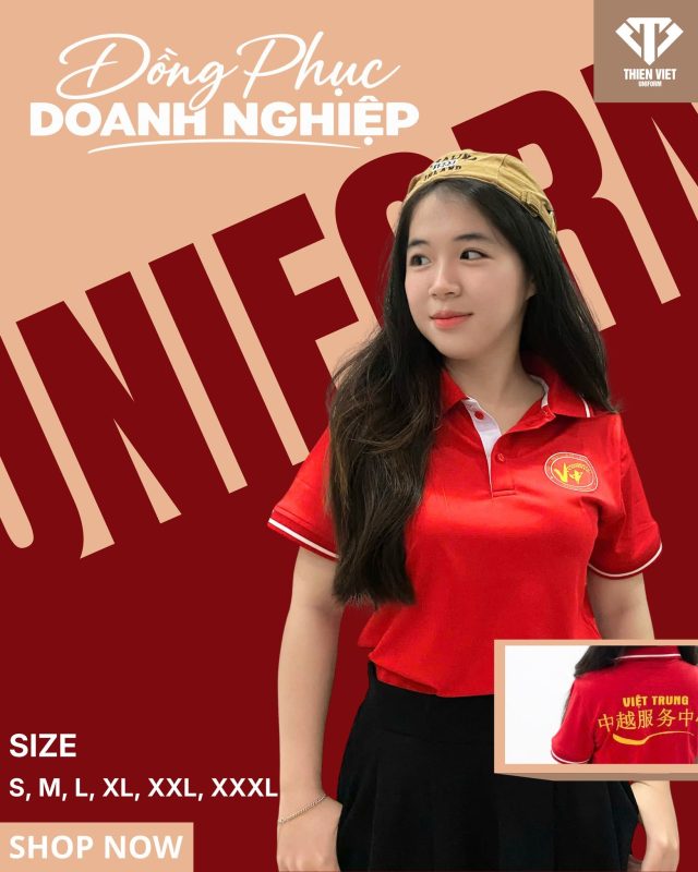 Áo Đồng Phục Doanh Nghiệp Việt Trung Thiết Kế Theo Yêu Cầu
