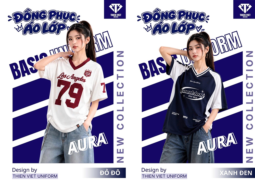 Đồng Phục Áo Lớp Basic Form Rộng Thoải Mái