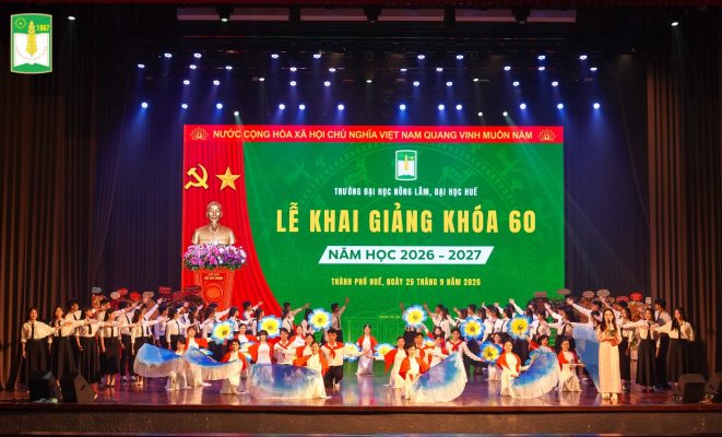 Lễ Khai Giảng Trường Đại Học Nông Lâm, Đại Học Huế