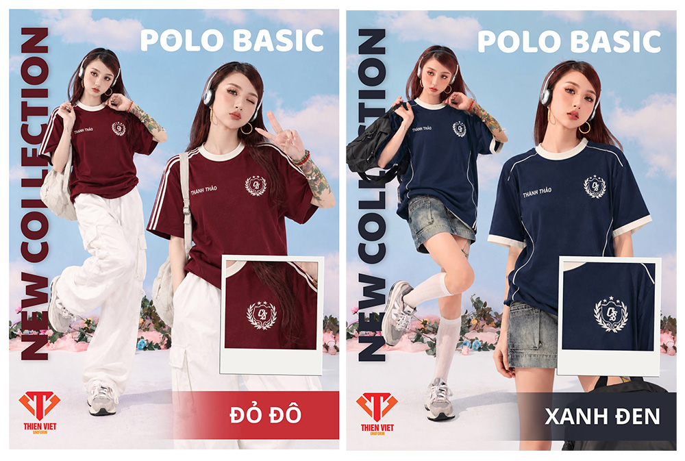 Áo Lớp Cổ Tròn Phong Cách Cá Tính Cho Học Sinh