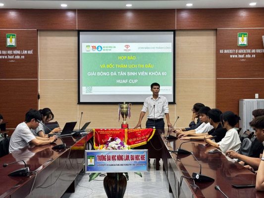 Lễ Bốc Thăm HUAF Cup 2026 Của Tân Sinh Viên K60