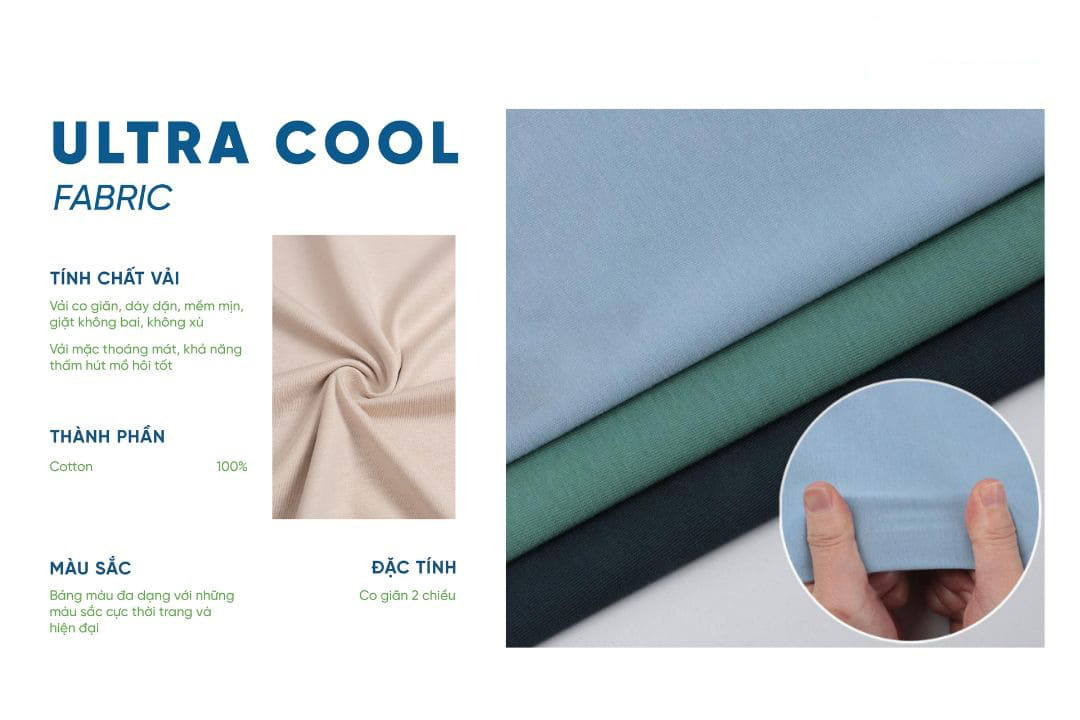 Vải UltraCool Là Gì? Tìm Hiểu Chất Liệu Cotton 100%